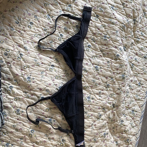 Calvin Klein Triangle Cup Bralette Grey S - Picture 3 of 4